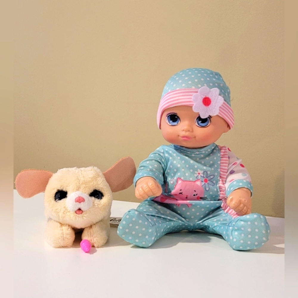 FUR REAL puppy and talking baby doll